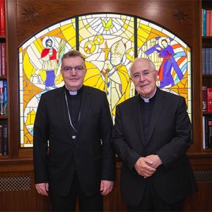 Kardinal Bozanić primio je o. Bernarda Arduru